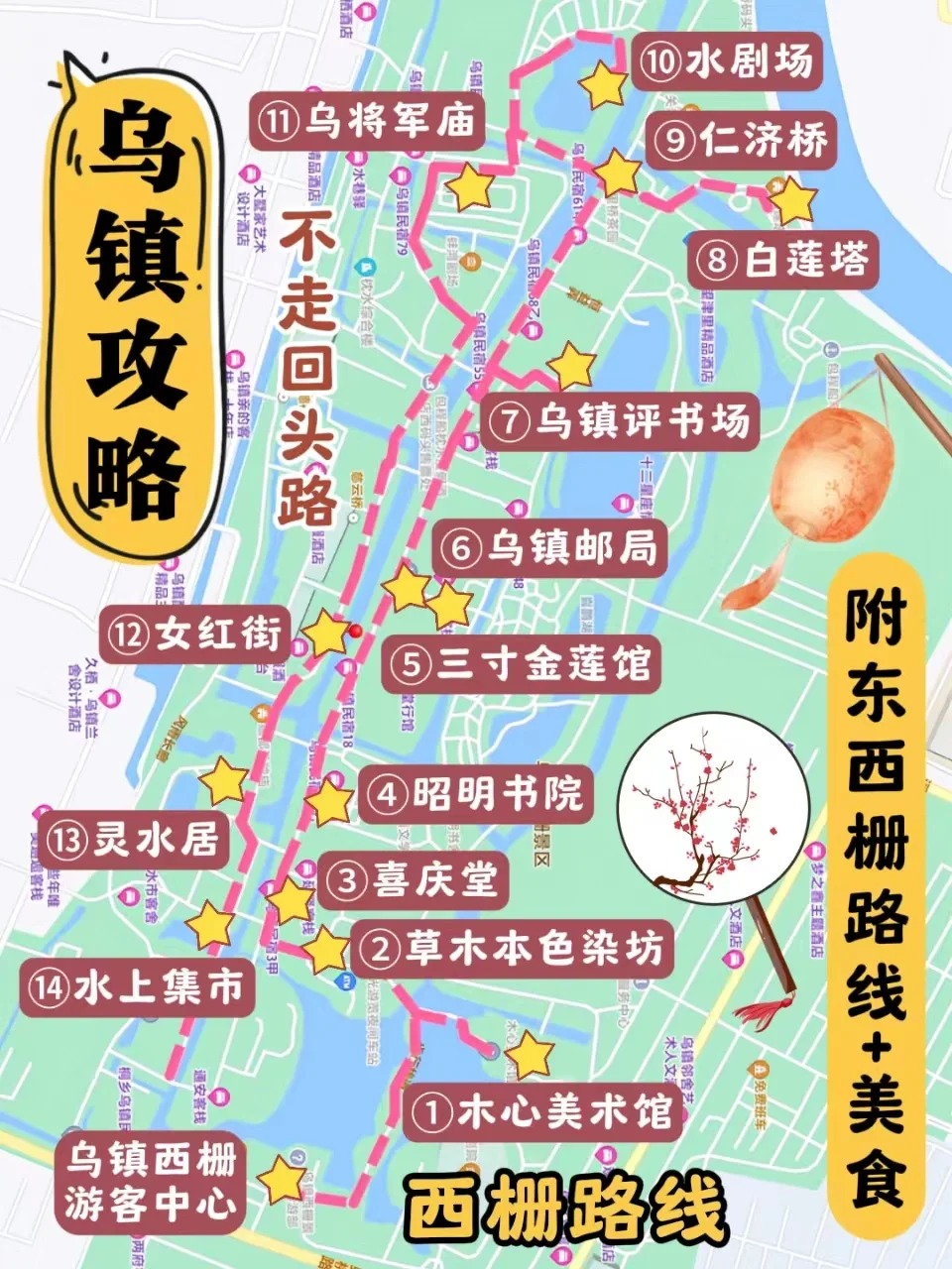 乌镇西栅路线